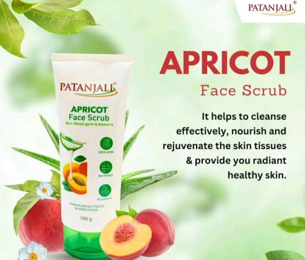 Patanjali Apricot Face Scrub - 100g