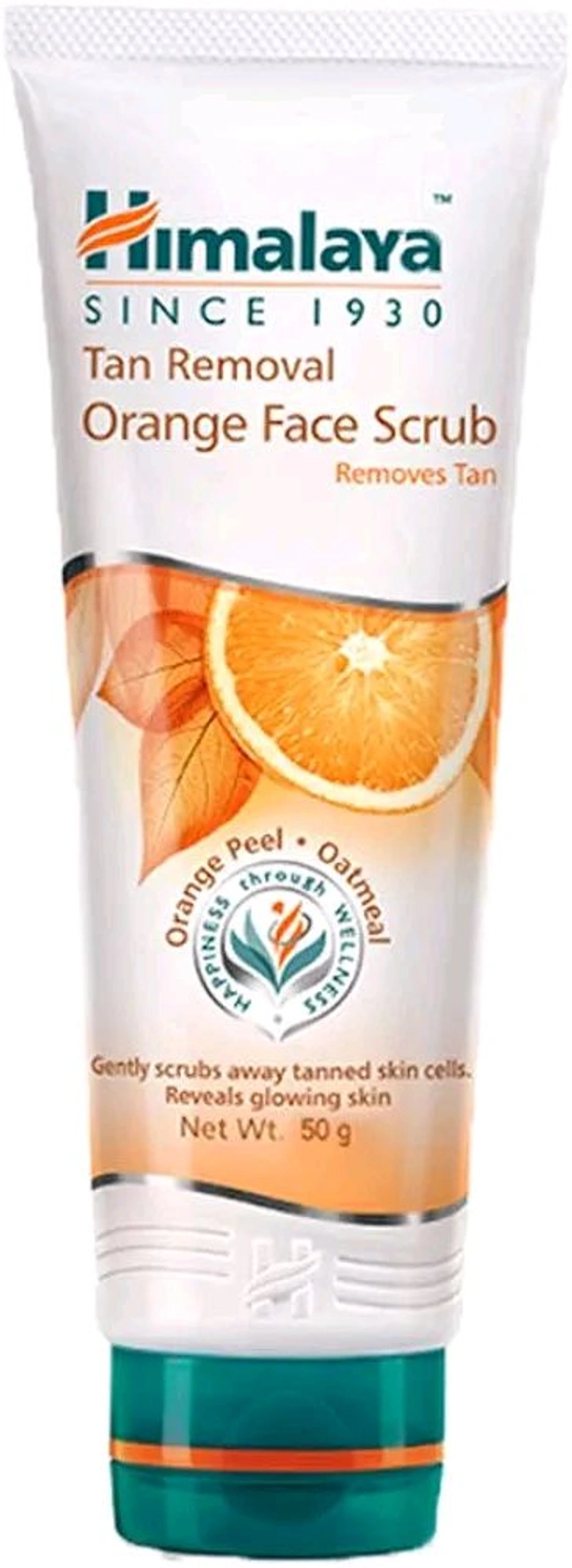 Himalaya Tan Removal Orange Face Scrub - 50g