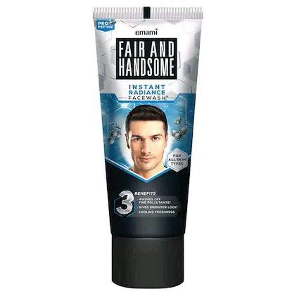 Fair & Handsome Instant Radiance Face Wash For Men  - 50g