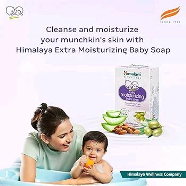 Himalaya Extra Moisturizing Baby Soap (Aloe, Olive and Milk ) - 75g