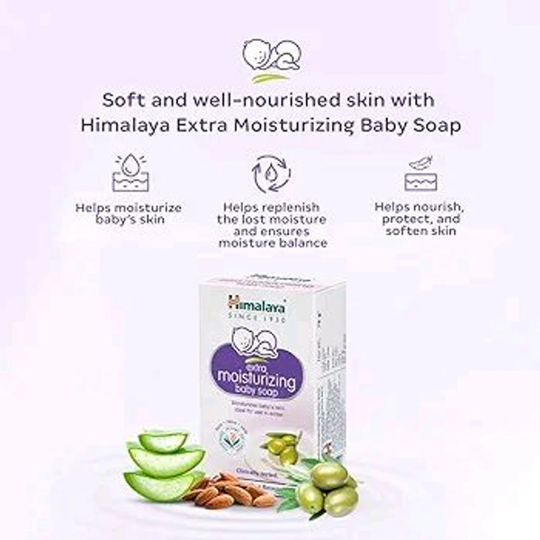 Himalaya Extra Moisturizing Baby Soap (Aloe, Olive and Milk ) - 75g