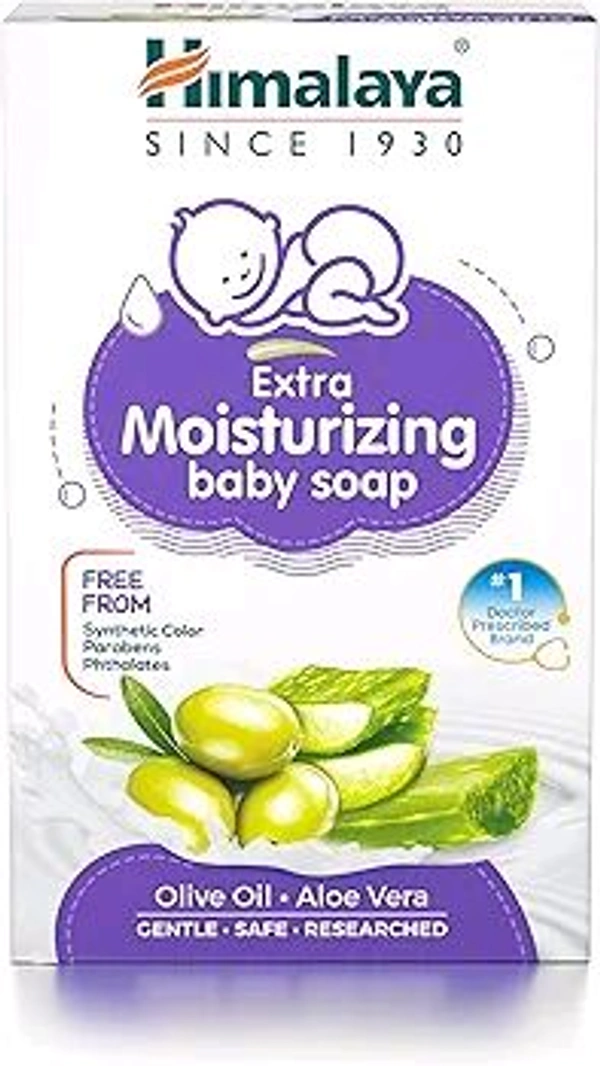 Himalaya Extra Moisturizing Baby Soap (Aloe, Olive and Milk ) - 75g