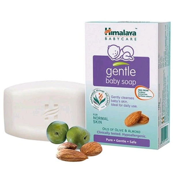 Himalaya Gentle Baby Soap with oils of Olive Almonds  - 75g