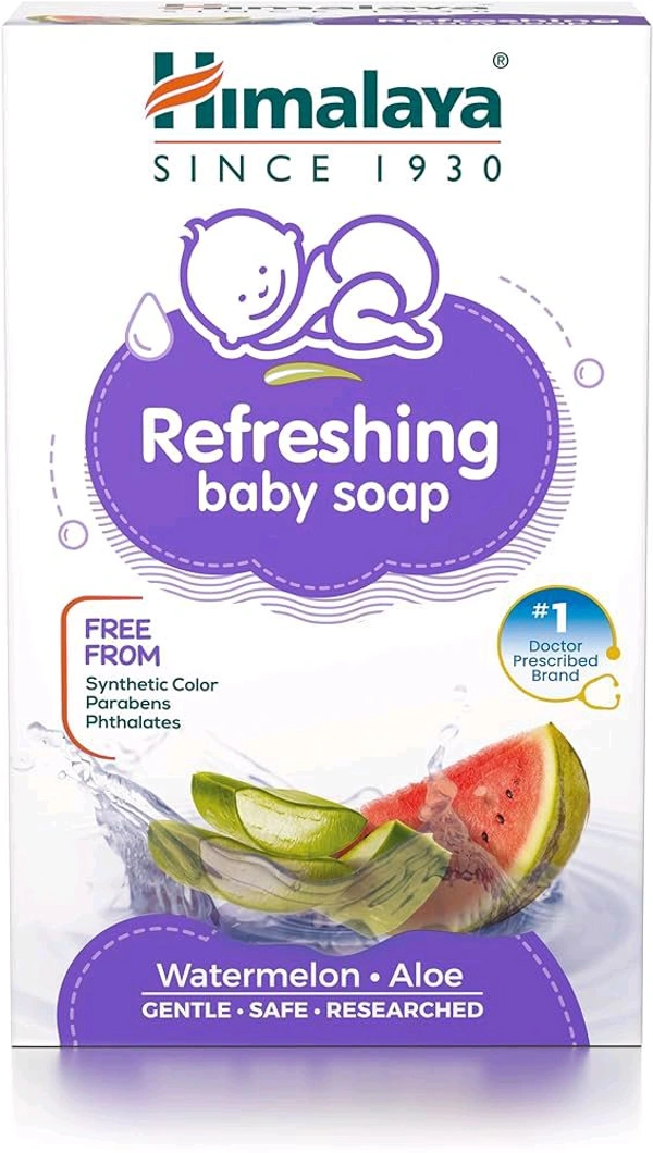 Himalaya Refreshing Baby Soap With Watermelon - 75g