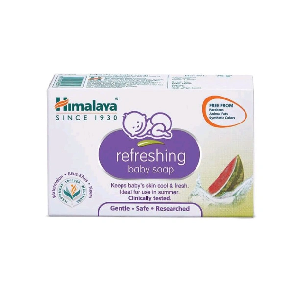 Himalaya Refreshing Baby Soap With Watermelon - 75g