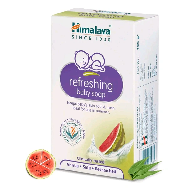 Himalaya Refreshing Baby Soap With Watermelon - 125g