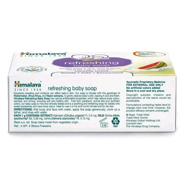 Himalaya Refreshing Baby Soap With Watermelon - 125g