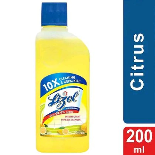 Lizol Citrus Disinfectant Surface Cleaner  - 200ml