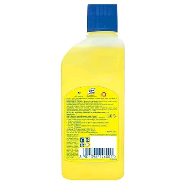 Lizol Citrus Disinfectant Surface Cleaner  - 200ml