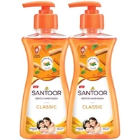 SANTOOR Gentle Hand Wash Classic.. Buy 1 Get 1 Free - 200+200=400ml