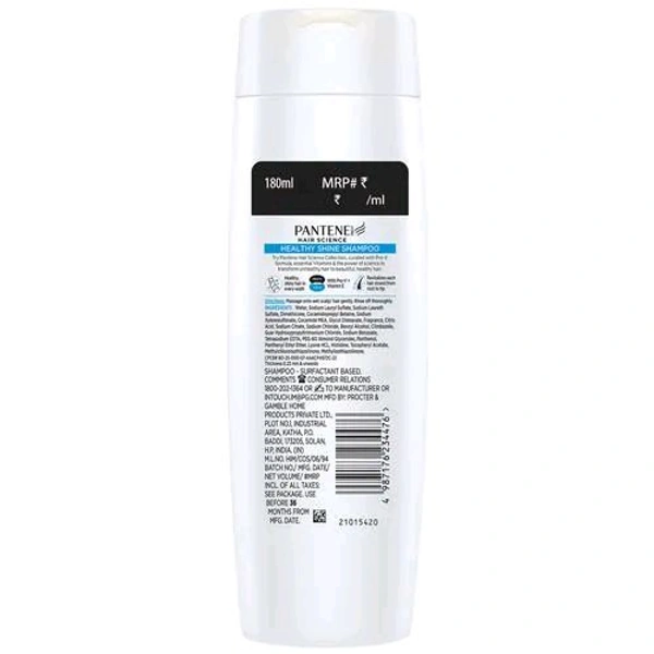 PANTENE HEALTHY SHINE SHAMPOO     ₹10 Off - 180ml