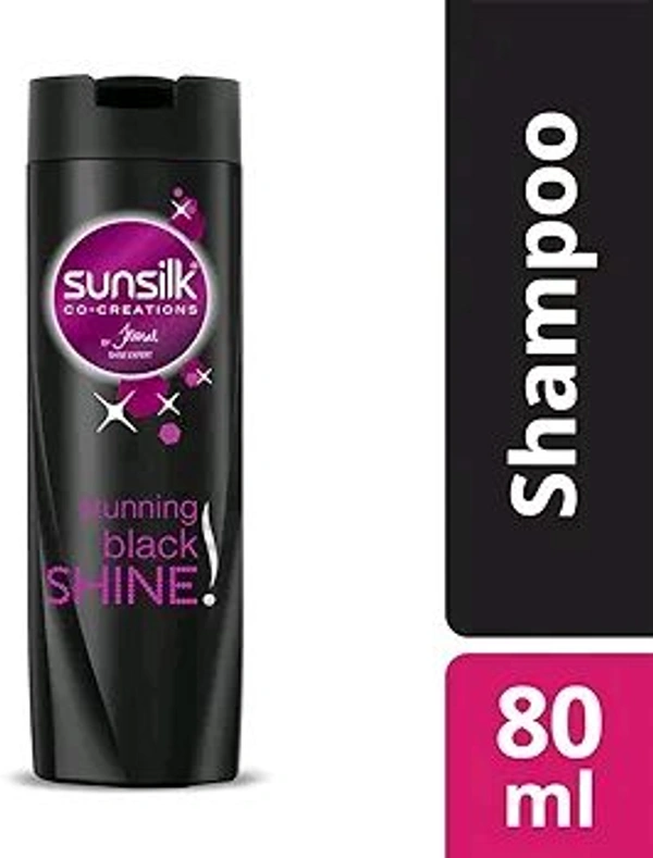 SUNSILK STUNNING BLACK SHINE SHAMPOO - 80ml