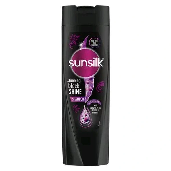 SUNSILK STUNNING BLACK SHINE SHAMPOO - 180ml