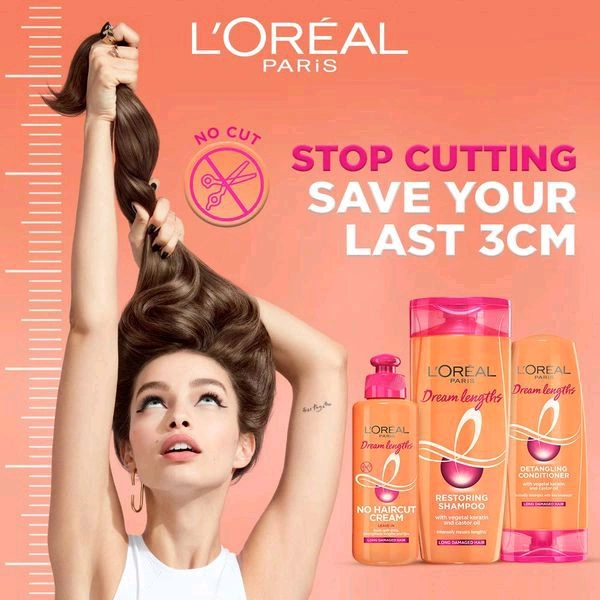 L'OREAL PARIS DREAM LENGTH RESTORING SHAMPOO - 180ml