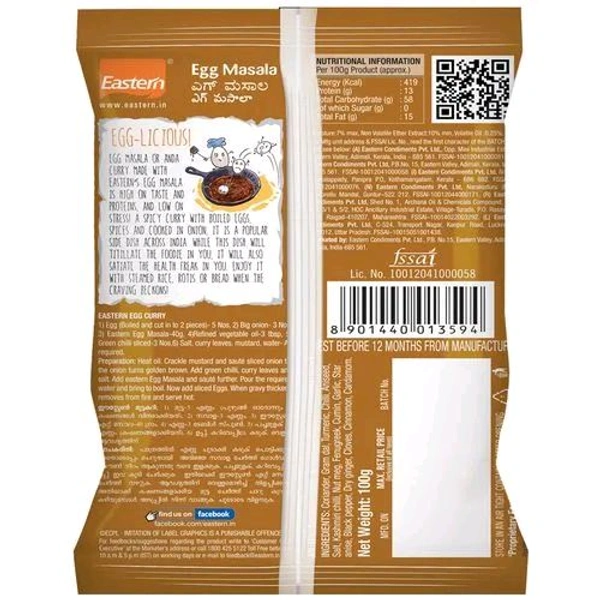 EASTERN EGG MASALA  - 100g