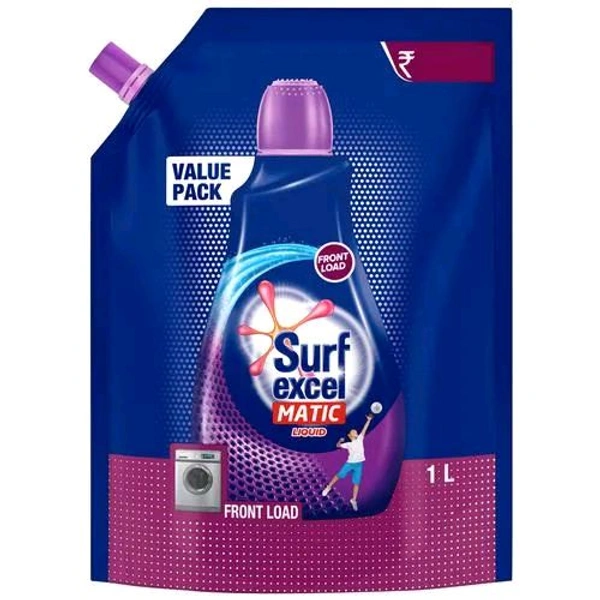 SURF EXCEL MATIC TOP LOAD DETERGENT LIQUID POUCH - 1liter