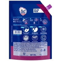 SURF EXCEL MATIC TOP LOAD DETERGENT LIQUID POUCH - 1liter