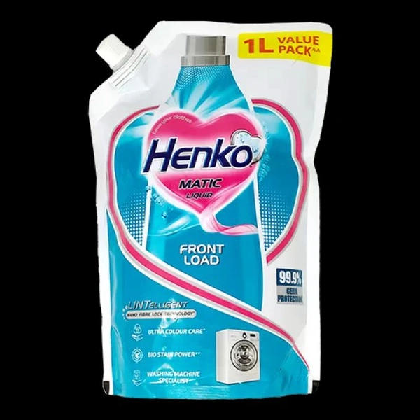 HENKO MATIC POUCH FRONT LOAD DETERGENT  - 1liter