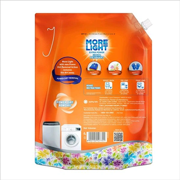 MORE LIGHT LIQUID POUCH DETERGENT - 1liter