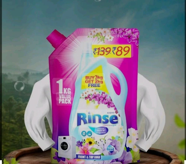 RINSE LIQUID DETERGENT POUCH  - 1liter