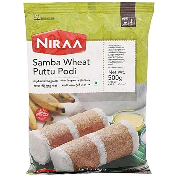 NIRAPARA Samba Wheat Puttupodi - 500g