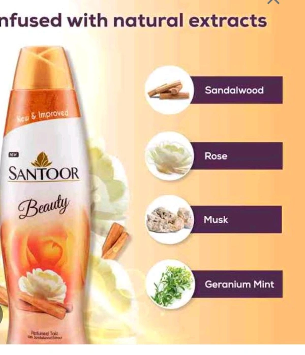 SANTOOR TALC  - 50g