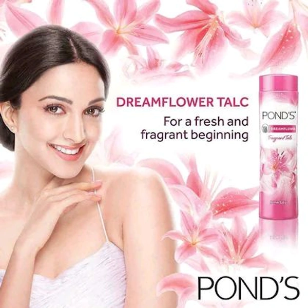 PONDS DREAM FLOWER FRAGRANT TALC  Pink Lilly - 100g