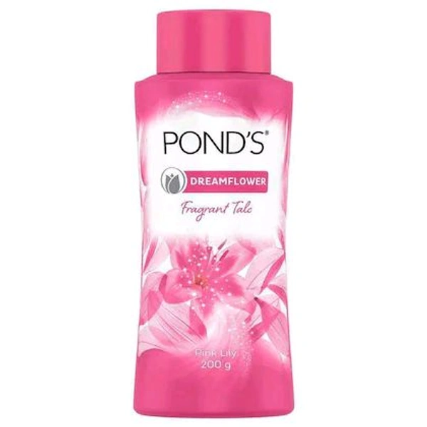 PONDS DREAM FLOWER FRAGRANT TALC  Pink Lilly - 200g