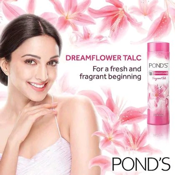 PONDS DREAM FLOWER FRAGRANT TALC  Pink Lilly - 200g