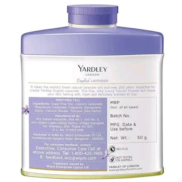 YARDLEY ENGLISH LAVENDER PERFUMED TALC