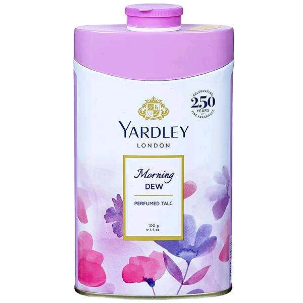 YARDLEY LONDON Morning Dew Perfumed Talc  - 100g