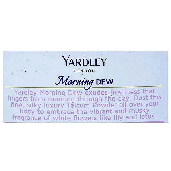 YARDLEY LONDON Morning Dew Perfumed Talc  - 100g