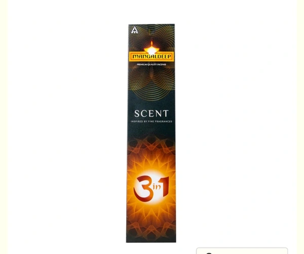 MANGALDEEP SCENT 3  IN 1 AGARBATTIS - 103g