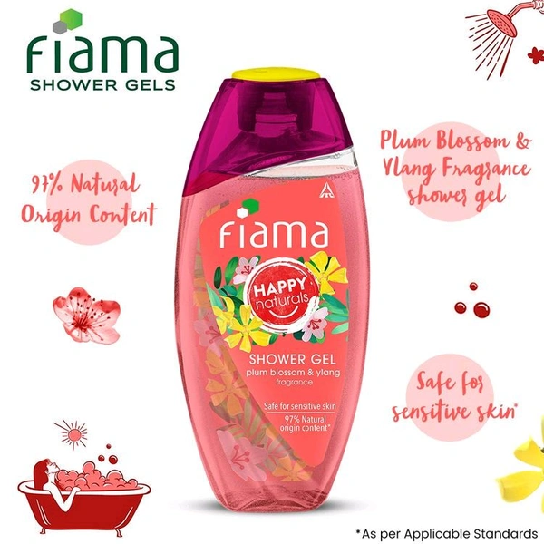 FIAMA Plum Blossom & Ylang Shower Gel - 250ml