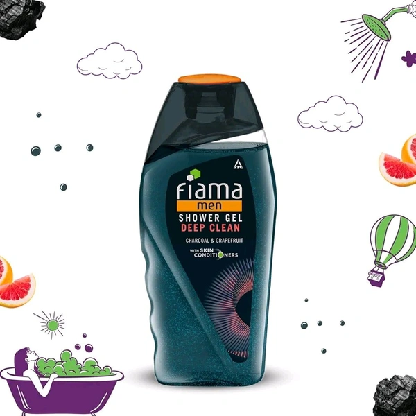 FIAMA MEN SHOWER GEL DEEP CLEAN - 250ml