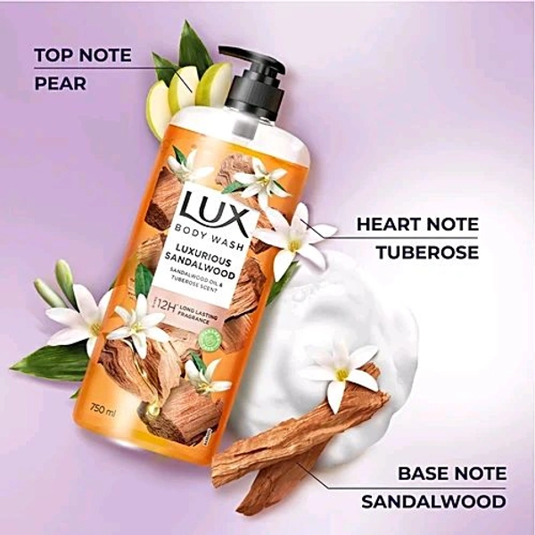 LUX LUXURIOUS SANDAWOOD BODY WASH - 245ml