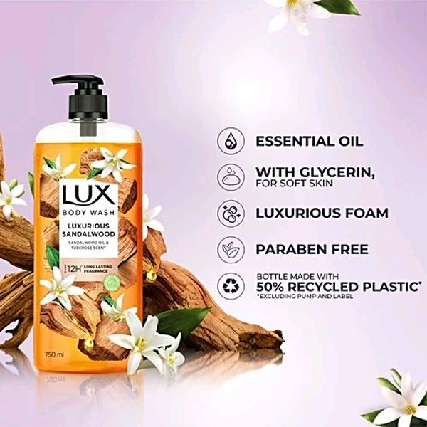 LUX LUXURIOUS SANDAWOOD BODY WASH - 245ml