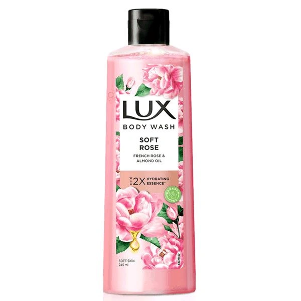 LUX SOFT ROSE BODY WASH - 245ml