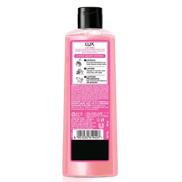 LUX SOFT ROSE BODY WASH - 245ml