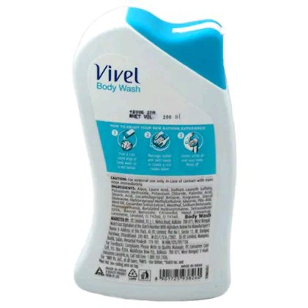 VIVEL COOLING BODY WASH Mint + Cucumber - 200ml