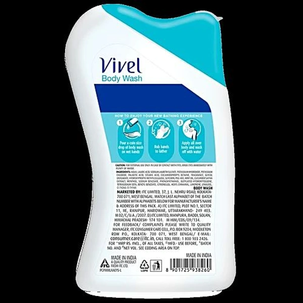 VIVEL COOLING BODY WASH Mint + Cucumber - 100ml