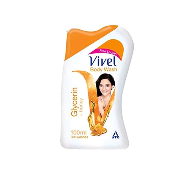 VIVEL MOISTURISING Body Wash Glycerin + Honey   - 100ml