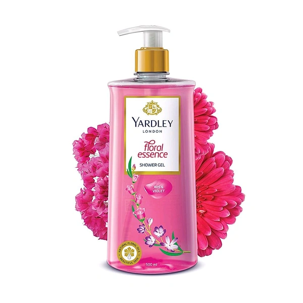 Yardley London Floral Essence Shower Gel  Iris & Violet - 500ml