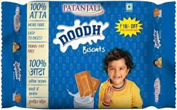 PATANJALI DOODH BISCUITS 100% Atta ( 50% Off ) - 800g