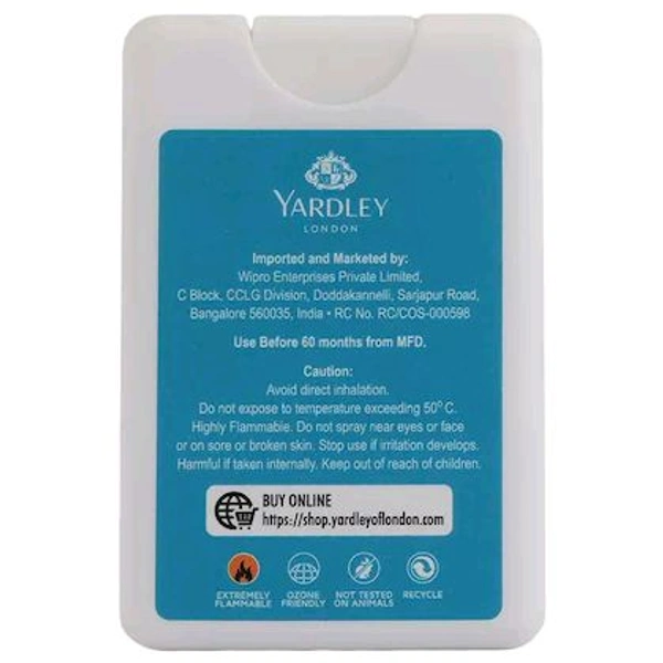 YARDLEY LONDON COUNTRY BREEZE COMPACT PERFUME 50%OFF - 18ml