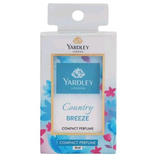 YARDLEY LONDON COUNTRY BREEZE COMPACT PERFUME 50%OFF - 18ml