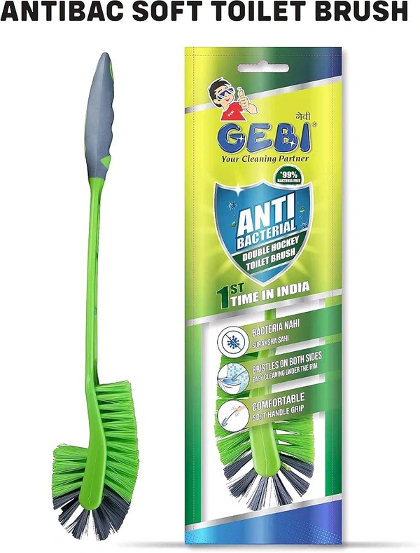 GEBI  ANTIBACTERIAL TWO SIDE TOILET BRUSH /  50% Off