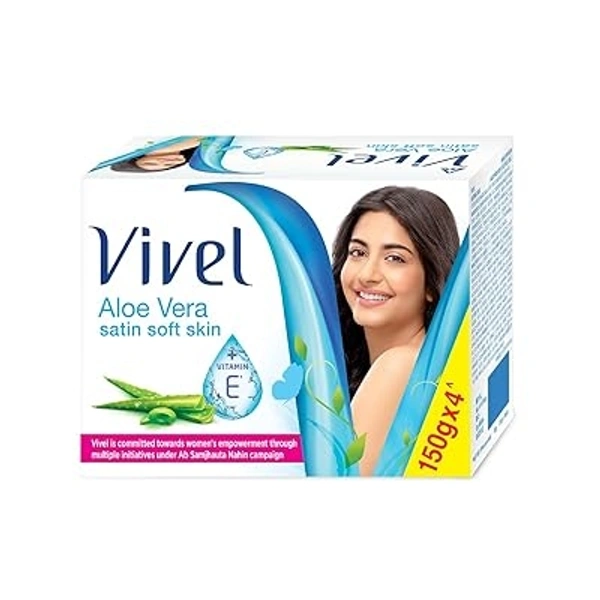 Vivel Aloe Vera Soap - Pack Of 4