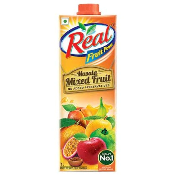 Real Masala Mixed Fruit - 1 ltr 