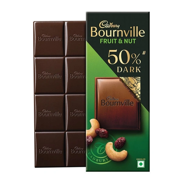 Bournville Fruit & Nut 50% Dark - 75 G